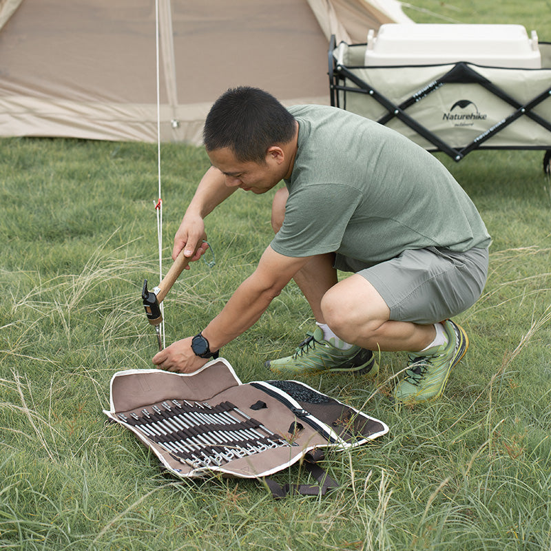 Naturehike Ground Nail Storage Bag Brown