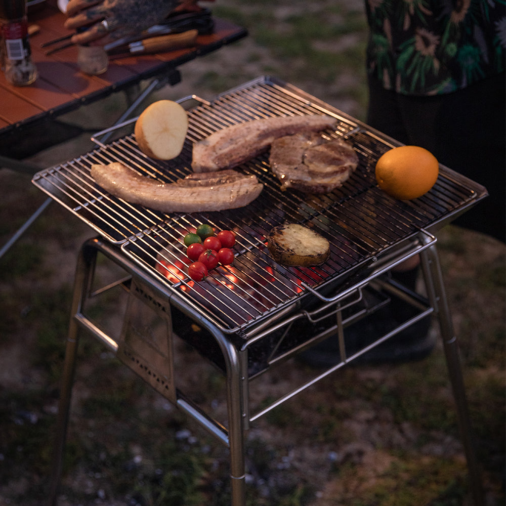 Campingmoon Grill Stand MT-5 with Storage Bag