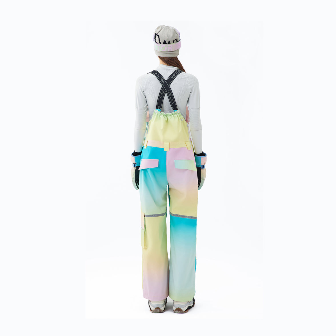 Vector Glacier Pastel  Glow 2L Bib Pants - Unisex