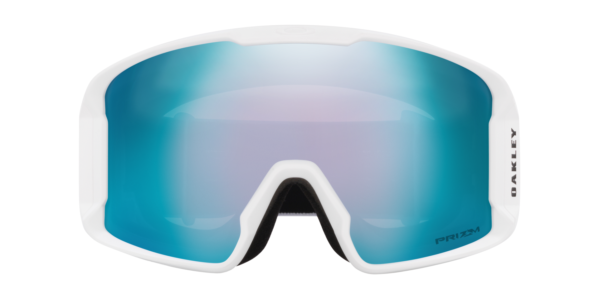 Oakley Line Miner L Snow Goggles in Matte White Prizm Snow Sapphire Iridium — official Oakley product image