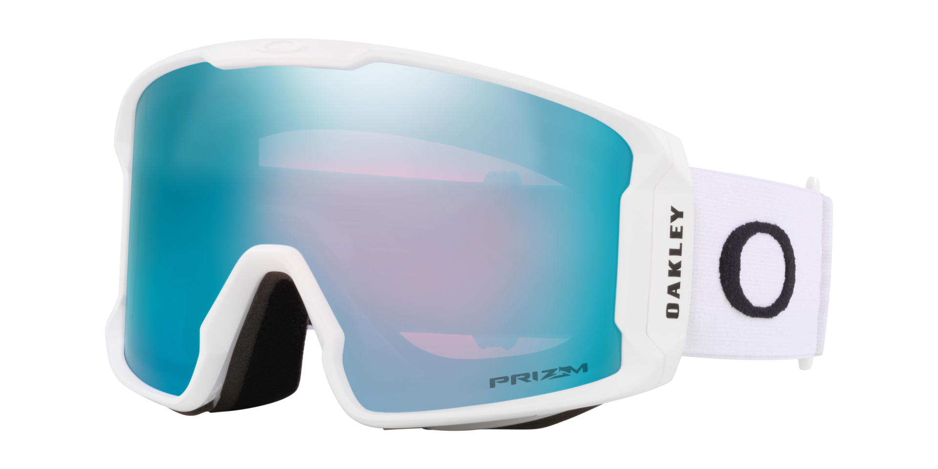 Oakley Line Miner L Snow Goggles in Matte White Prizm Snow Sapphire Iridium — official Oakley product image