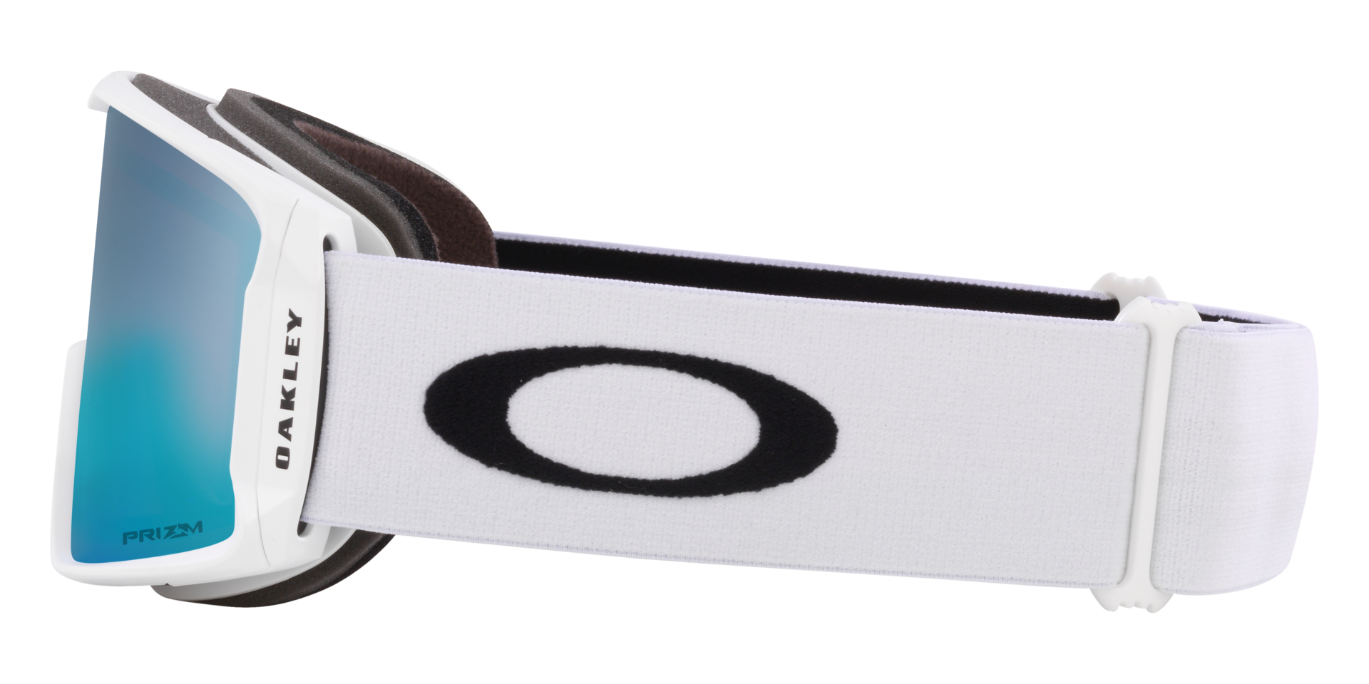 Oakley Line Miner L Snow Goggles in Matte White Prizm Snow Sapphire Iridium — official Oakley product image