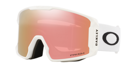 Oakley Line Miner L Snow Goggles in Matte White Prizm Rose Gold — official Oakley product image