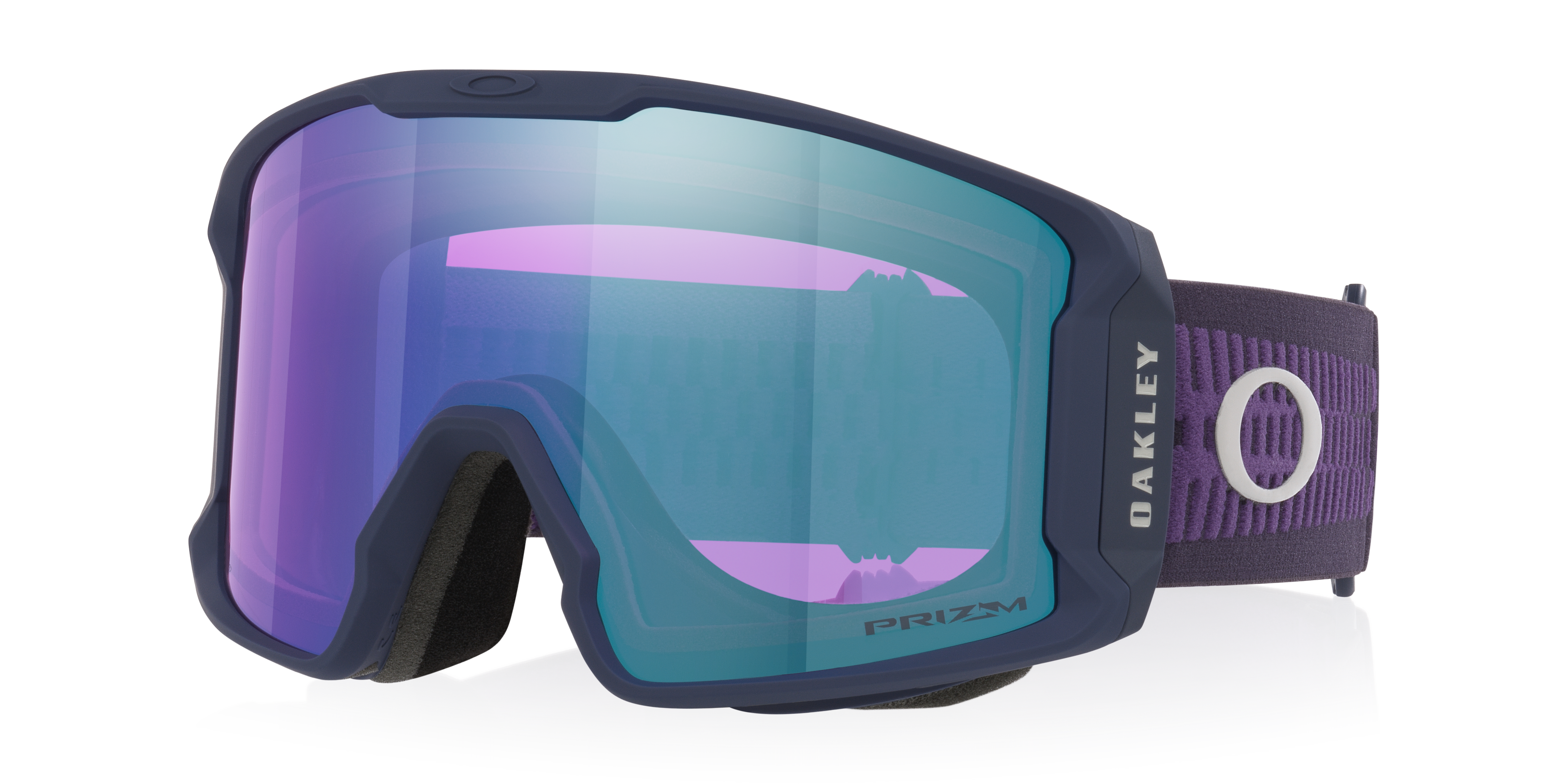 Oakley Line Miner L Snow Goggles in Amethyst Black Prizm Snow Iced Iridium — official Oakley product image