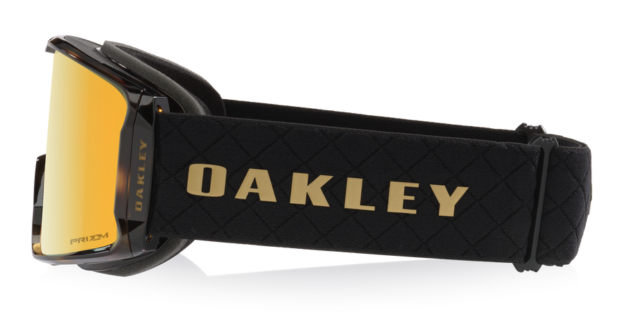 Oakley Line Miner L Snow Goggles in Brown Tortoise Prizm Snow 24K — official Oakley product image