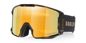 Oakley Line Miner L Snow Goggles in Brown Tortoise Prizm Snow 24K — official Oakley product image