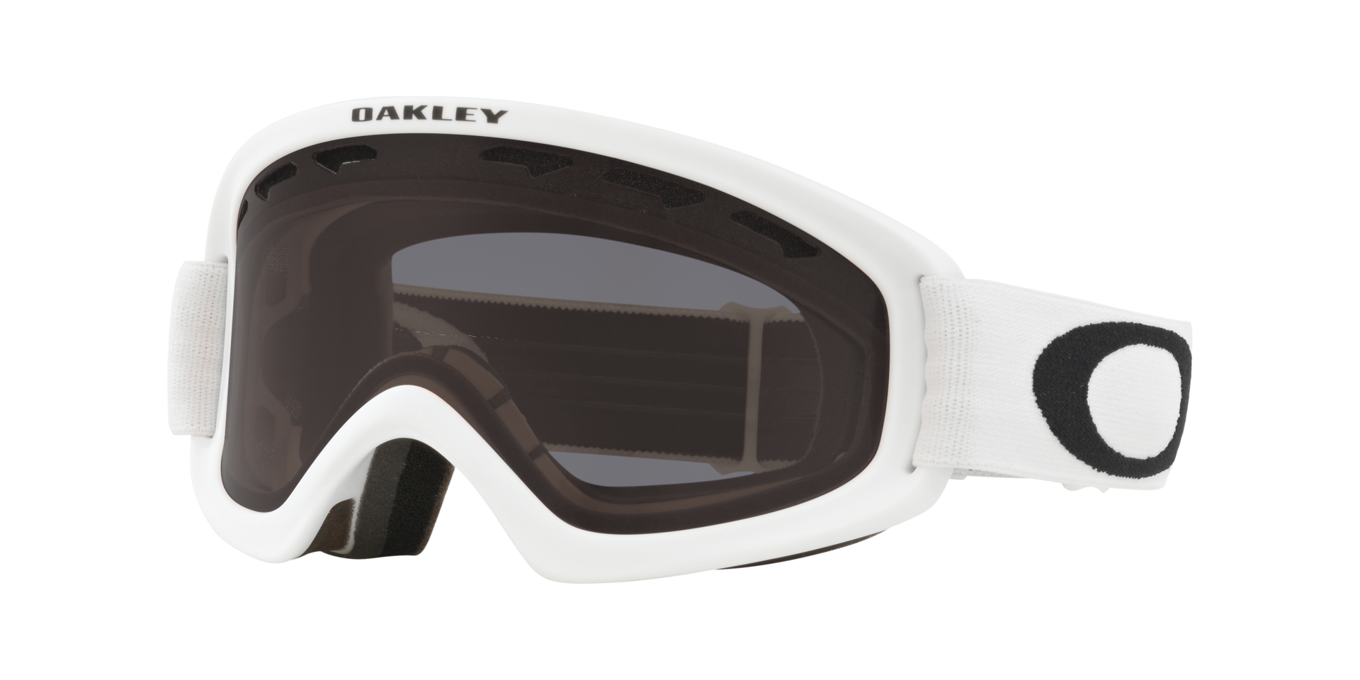 Oakley O Frame 2.0 Pro S Snow Goggles in Matte White Dark Grey — official Oakley product image