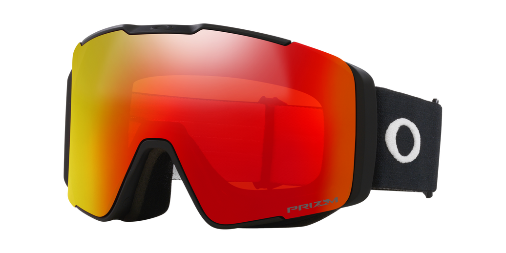 Oakley Line Miner Pro L (Asia Fit) Snow Goggles in Matte Black Prizm Torch Iridium & Prizm Iced Iridium — official Oakley product image