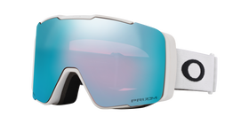 Oakley Line Miner Pro L (Asia Fit) Snow Goggles in Matte White Prizm Sapphire Iridium & Prizm Iced Iridium — official Oakley product image