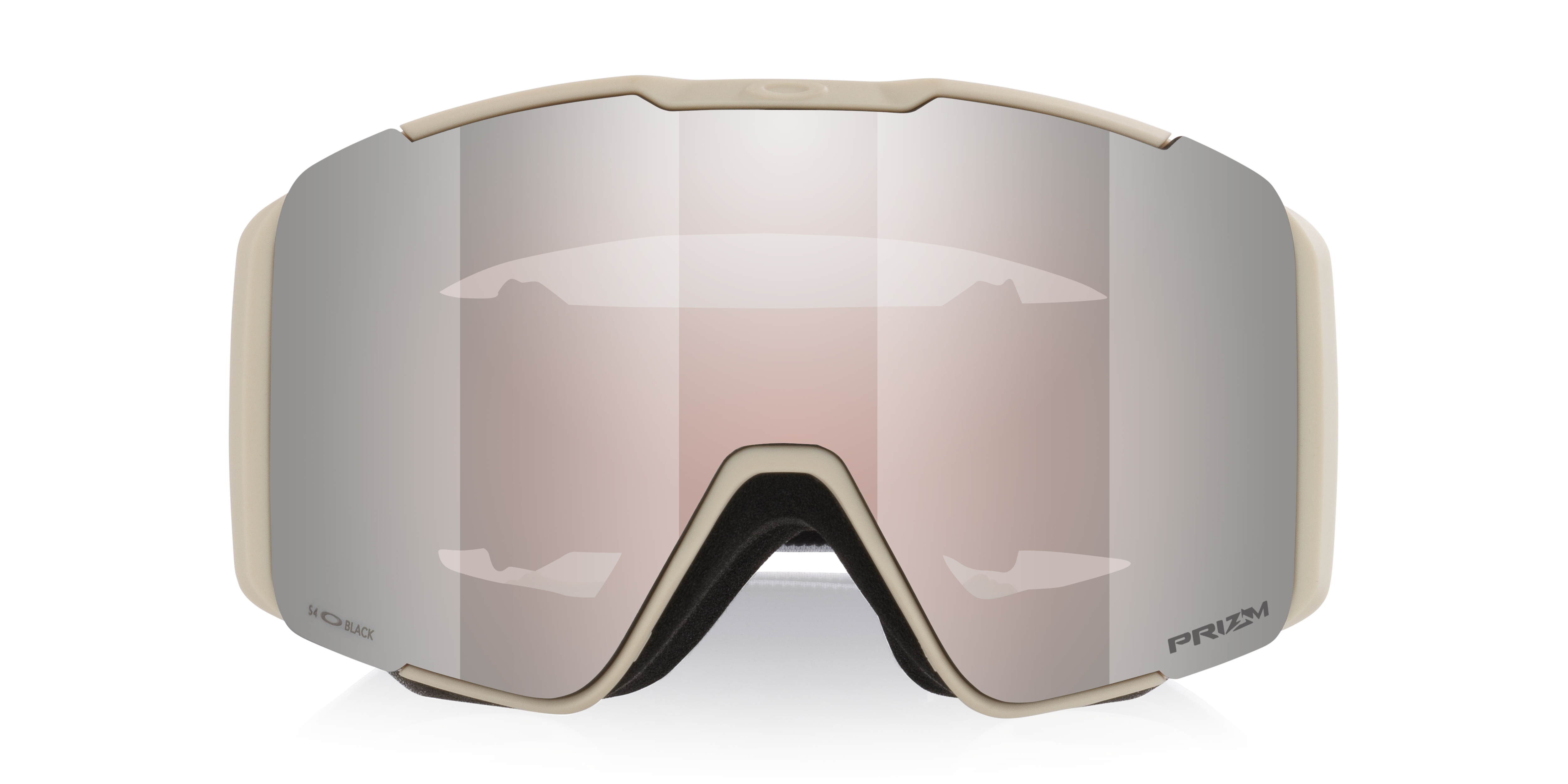 Oakley Line Miner Pro L (Asia Fit) Snow Goggles in Warm Grey Prizm Black, Prizm Clear — official Oakley product image