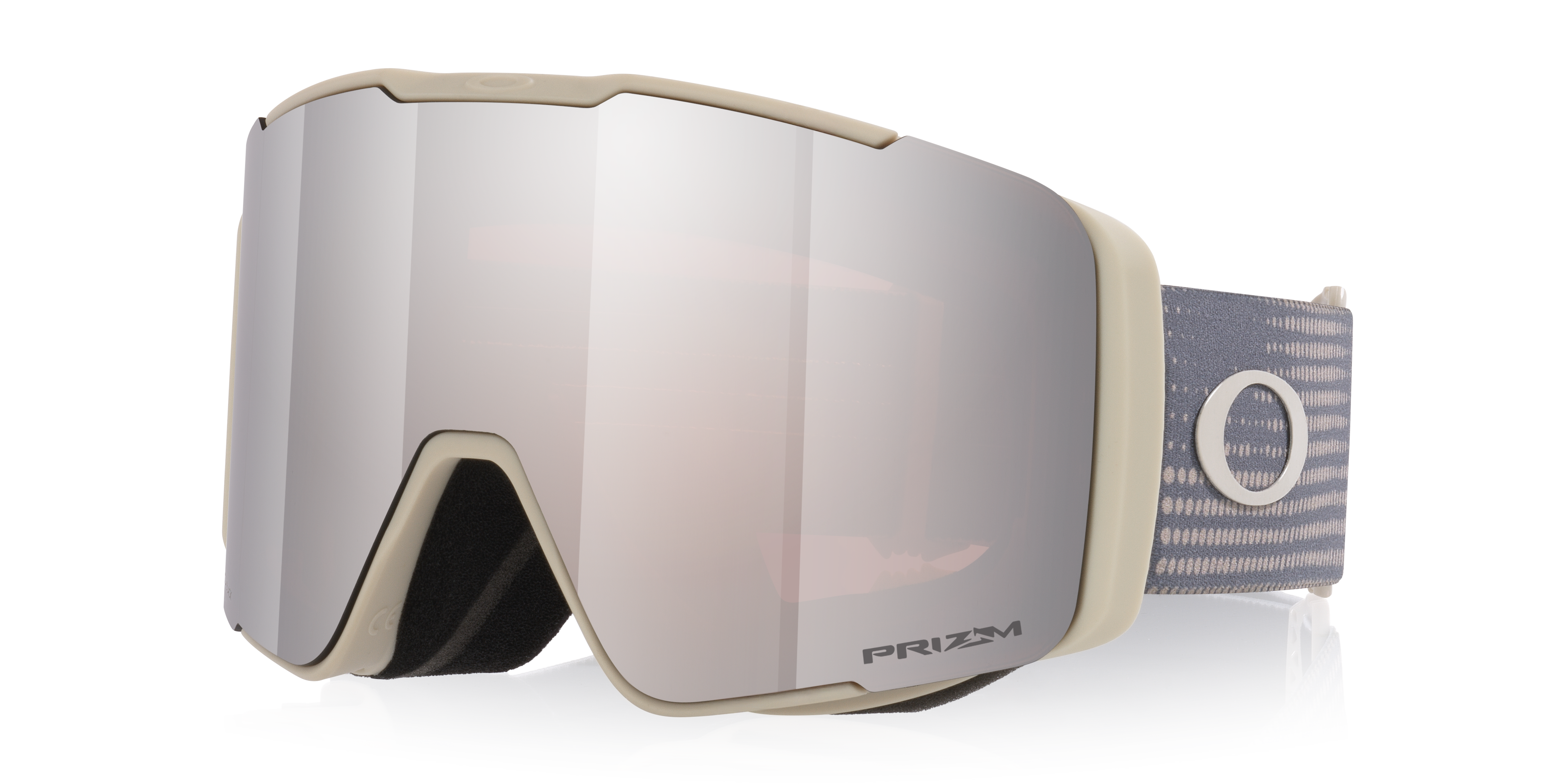 Oakley Line Miner Pro L (Asia Fit) Snow Goggles in Warm Grey Prizm Black, Prizm Clear — official Oakley product image