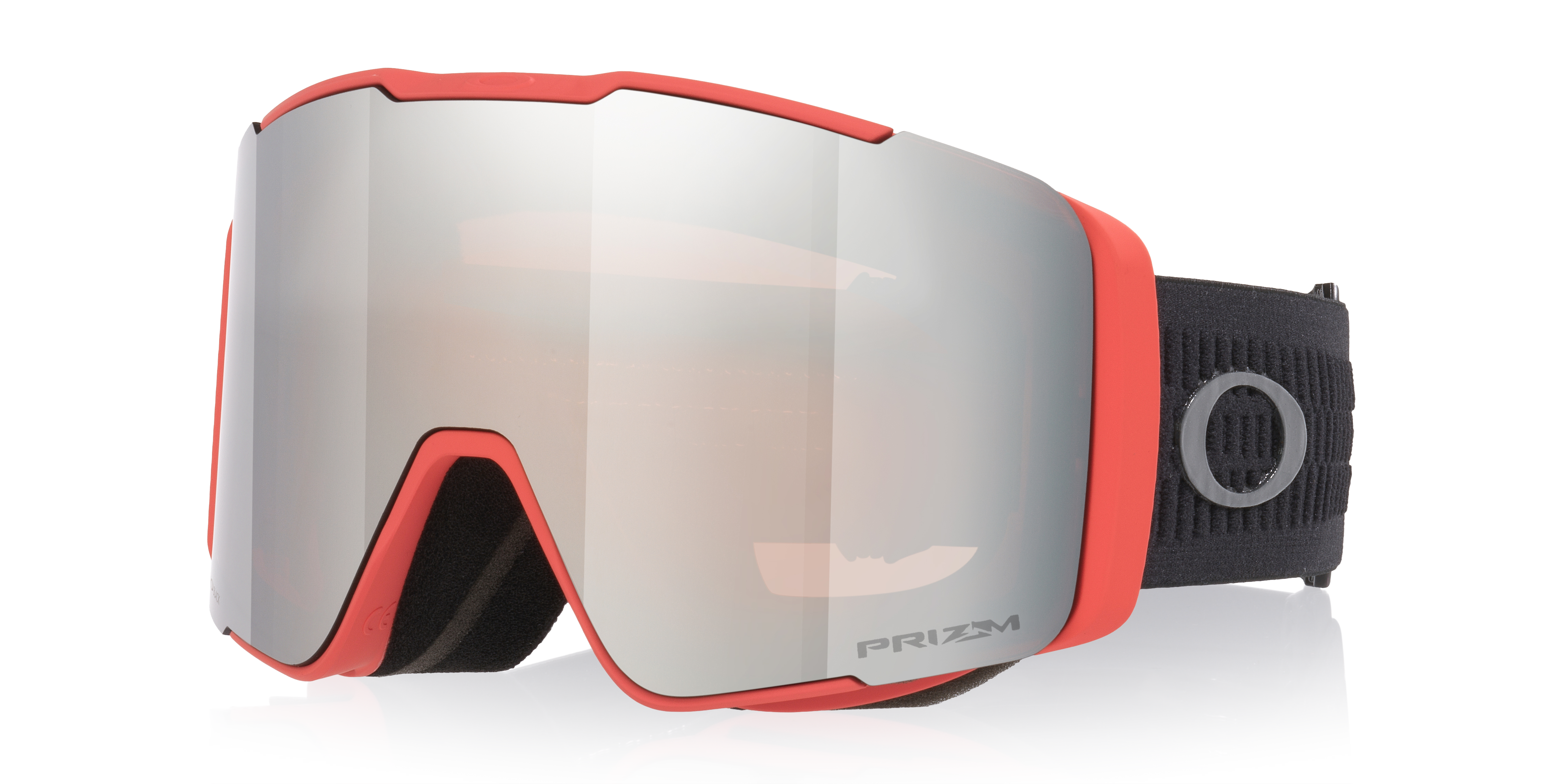 Oakley Line Miner Pro L (Asia Fit) Snow Goggles in Muted Metallic Paloma Prizm Black, Prizm Clear — official Oakley product image