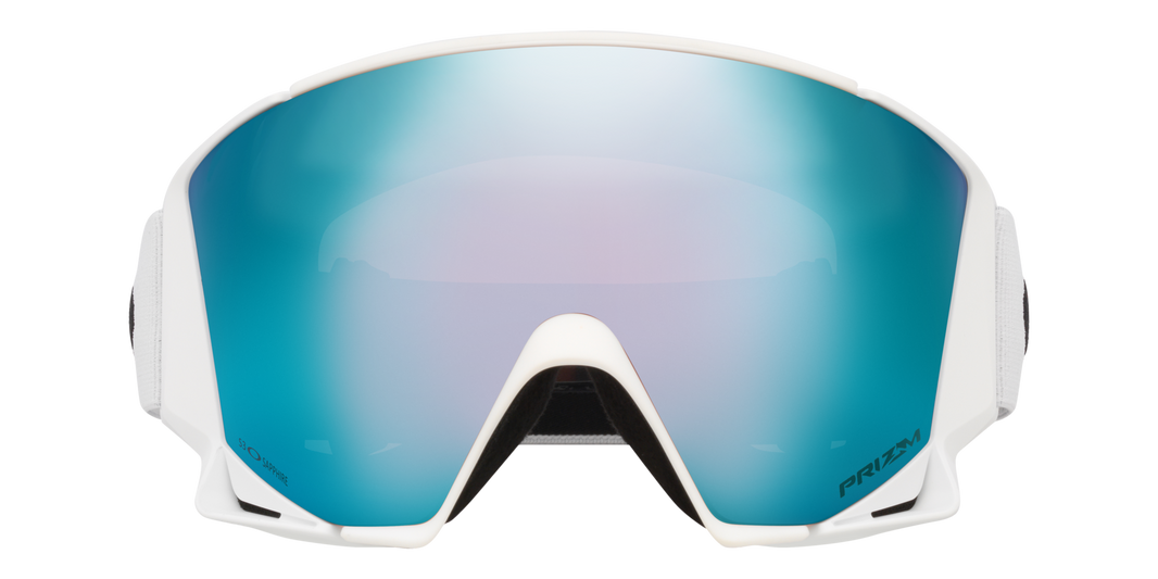 Oakley Flow Scape L (Asia Fit) Snow Goggles in Matte White Prizm Sapphire & Prizm Iced — official Oakley product image