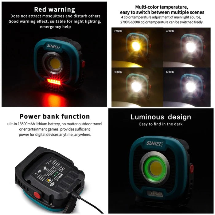 Sunrei C1500 Rechargeable 1500LM Camping Light (2026)