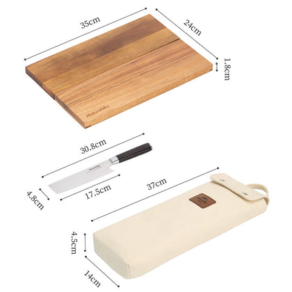 Naturehike Shishen Cutting Board & Knife Set