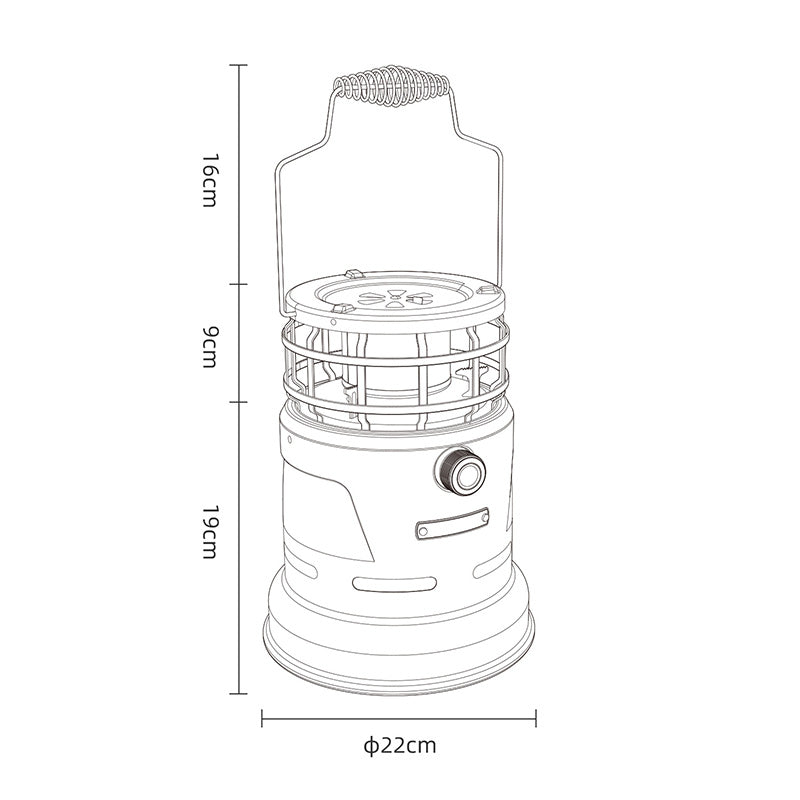 Naturehike Outdoor Heater Black