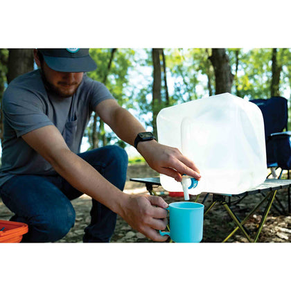 UST PackWare Dish Set in use at camp