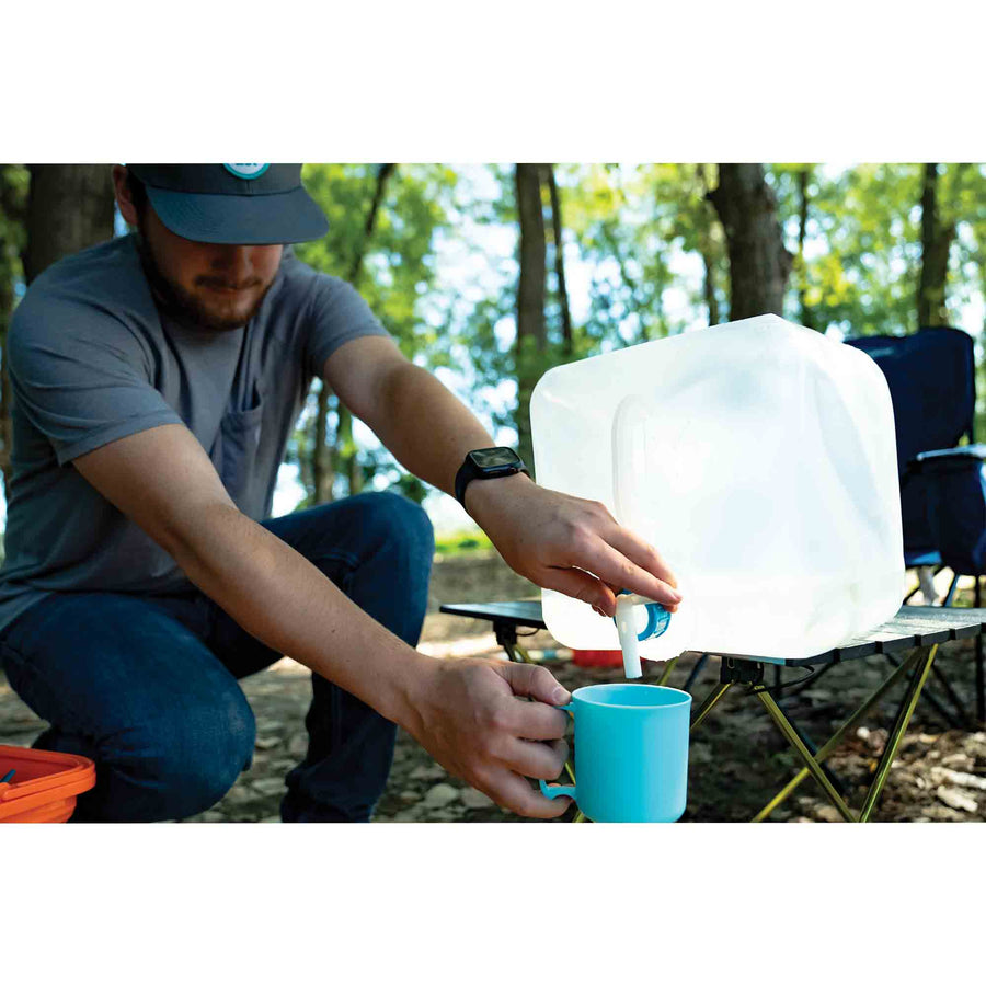 UST PackWare Dish Set in use at camp