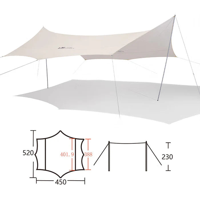 Mobi Garden Large Firmament Oxford Cloth With Silver Coated Tarp 520 (2026)