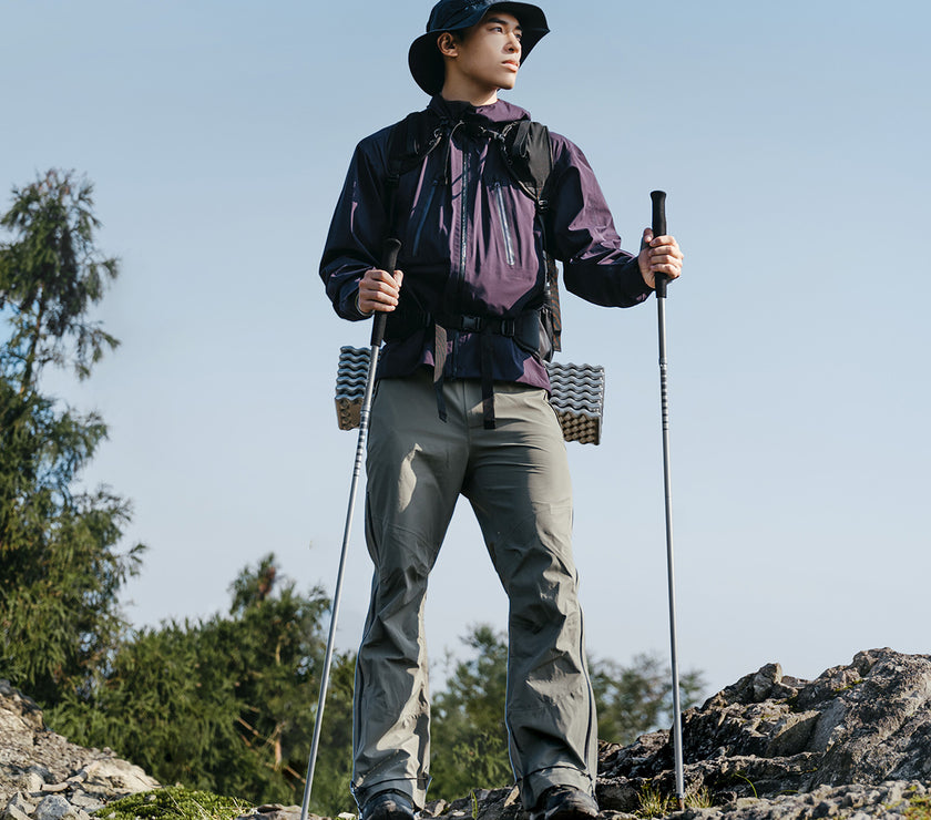 Naturehike Qing Feng Pro All Aluminum Four-Section Folding Trekking Pole Grey