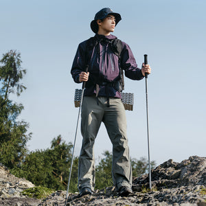 Naturehike Qing Feng Pro All Aluminum Four-Section Folding Trekking Pole Grey