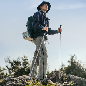 Naturehike Qing Feng Pro All Aluminum Four-Section Folding Trekking Pole Grey