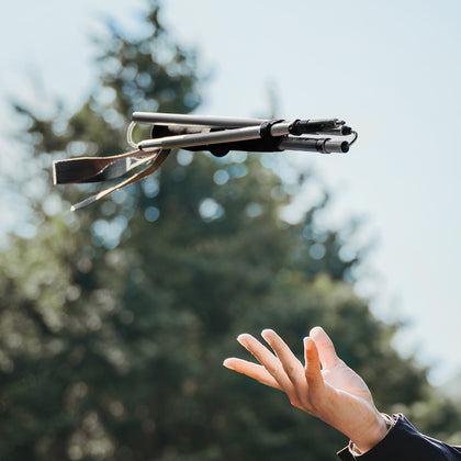 Naturehike Qing Feng Pro All Aluminum Four-Section Folding Trekking Pole Grey