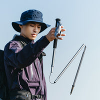 Naturehike Qing Feng Pro All Aluminum Four-Section Folding Trekking Pole Grey