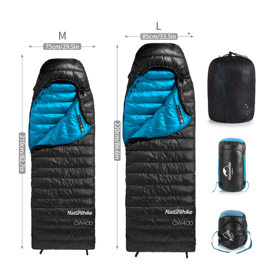Naturehike Cicada Wing CW400 Square Down Sleeping Bag
