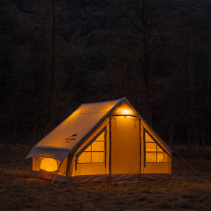 Naturehike Gen Air 6.3 Cotton Inflatable Tent Khaki