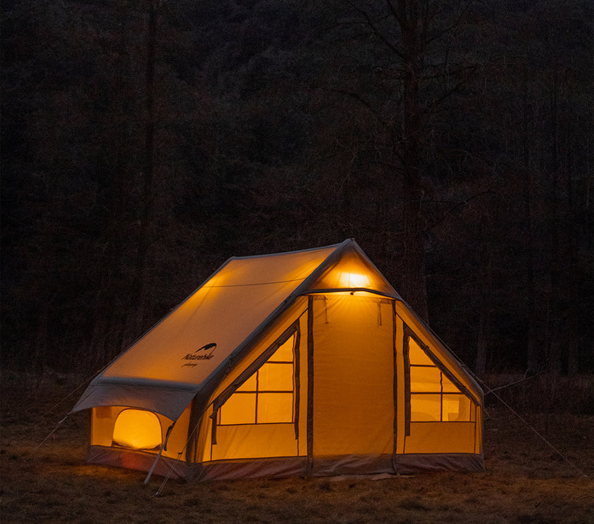 Naturehike Gen Air 6.3 Cotton Inflatable Tent Khaki