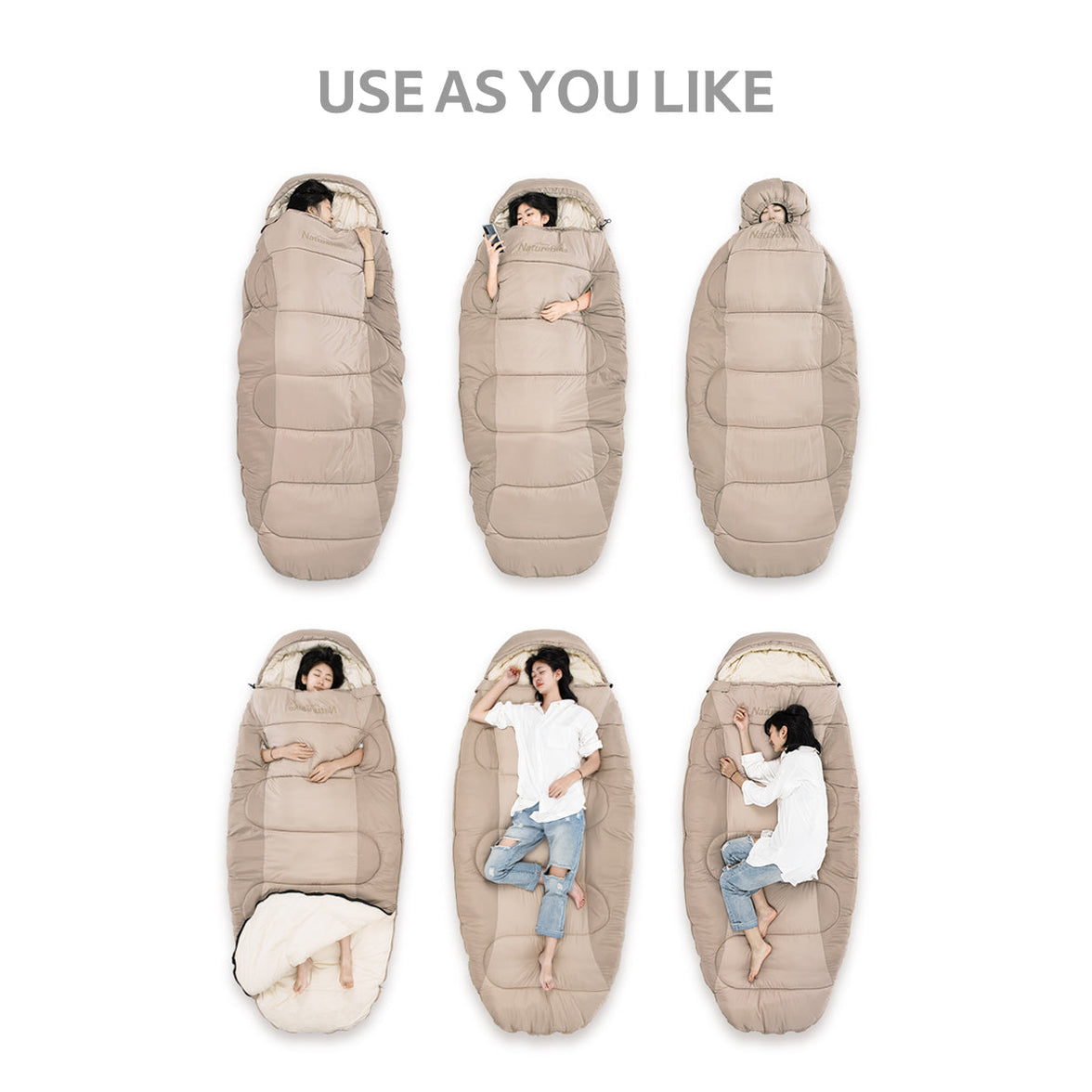 Naturehike Egg-shaped Cotton Sleeping Bags  - PS300