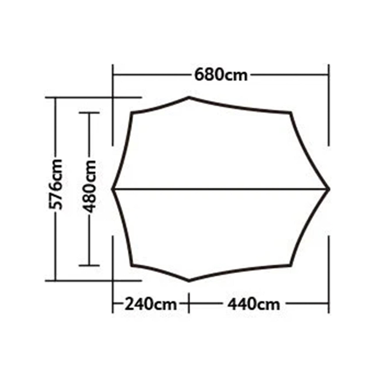 Naturehike Cloud Skies Octagonal Large Tarp Lite (2026)