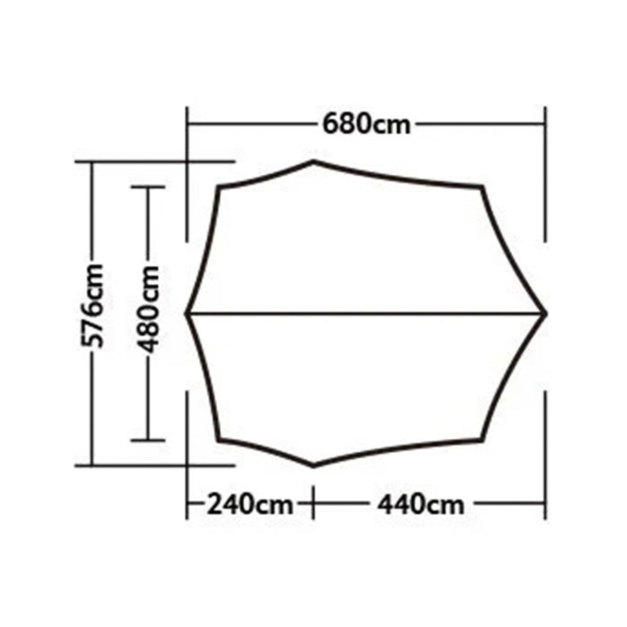 Naturehike Cloud Skies Octagonal Large Tarp Lite (2026)