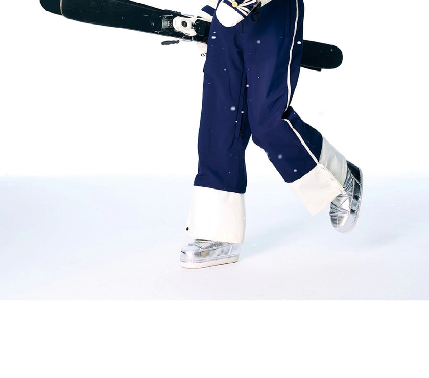 BCG Navy-Style Snow Bibs