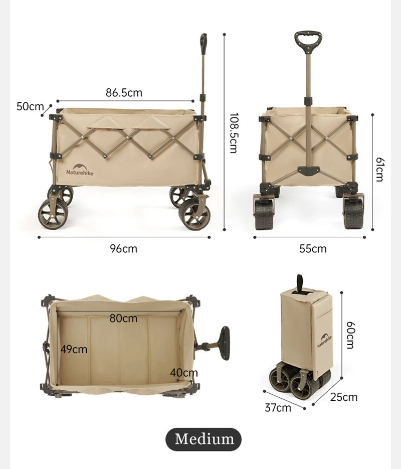 Naturehike Rubik's Cube Jl All Terrain Gathering Wagon (2026)