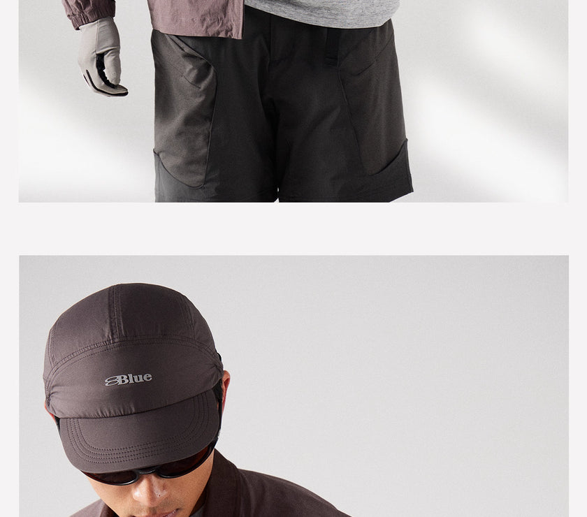 Blue Large Pocket Lapel Jacket