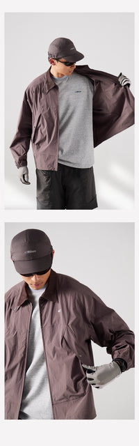 Blue Large Pocket Lapel Jacket