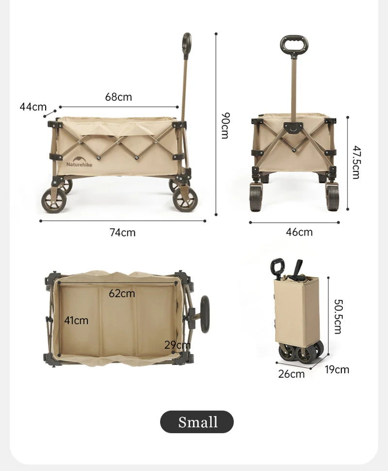 Naturehike Rubik's Cube Jl All Terrain Gathering Wagon (2026)