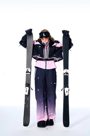 BCG Gradient Bib Pants with Bustier Design