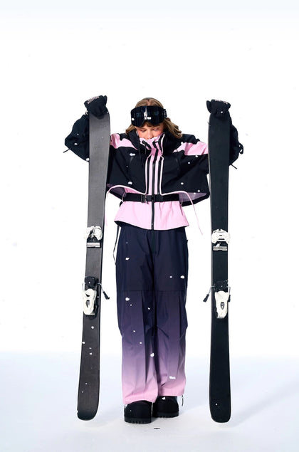 BCG Gradient Bib Pants with Bustier Design