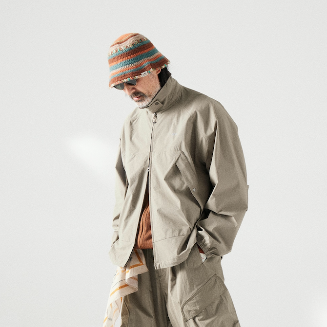 Blue Large Pocket Lapel Jacket