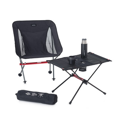 Naturehike FT07 Foldable Camping Table Black