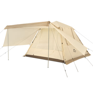 Naturehike Upf 50+ Ango Pop Up Tent For 4 Men (With Hall Pole)