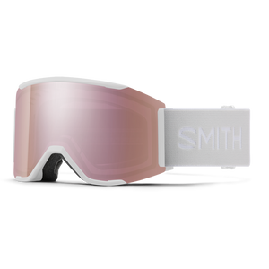 Smith Squad Mag Low Bridge Fit Vapor + Chromapop Everyday Rose Gold Mirror