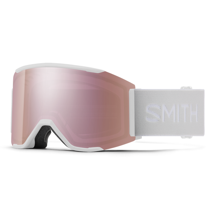 Smith Squad Mag Low Bridge Fit Vapor + Chromapop Everyday Rose Gold Mirror