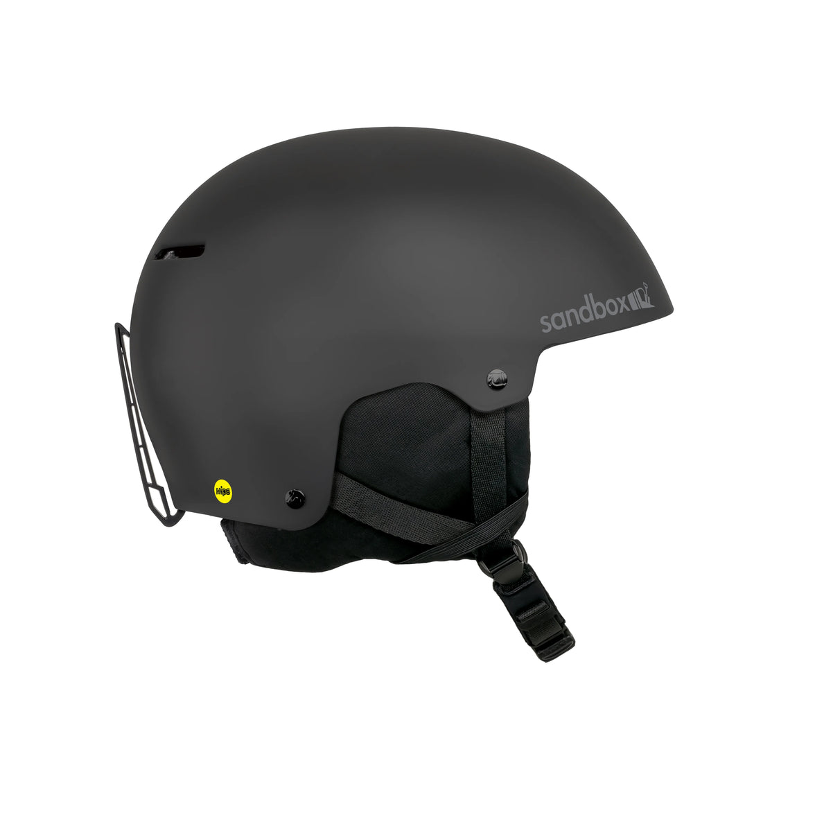 Sandbox Black Icon Snow Mips Helmet
