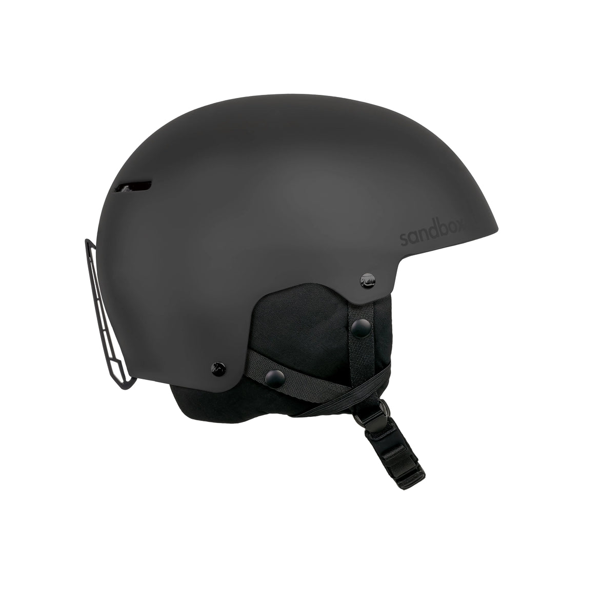 Sandbox Black Icon Ace Kids Helmet