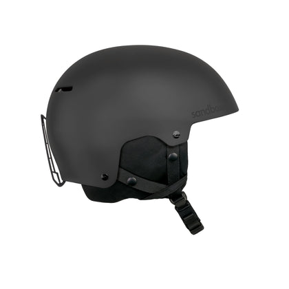 Sandbox Black Icon Ace Kids Helmet