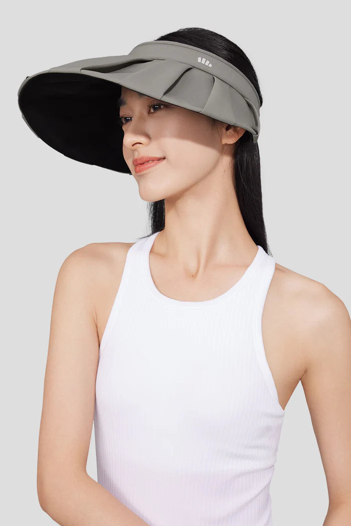 Beneunder BM56124 Bouffancy - Women's Sun Visor Hat Upf50+, dark coffee grey